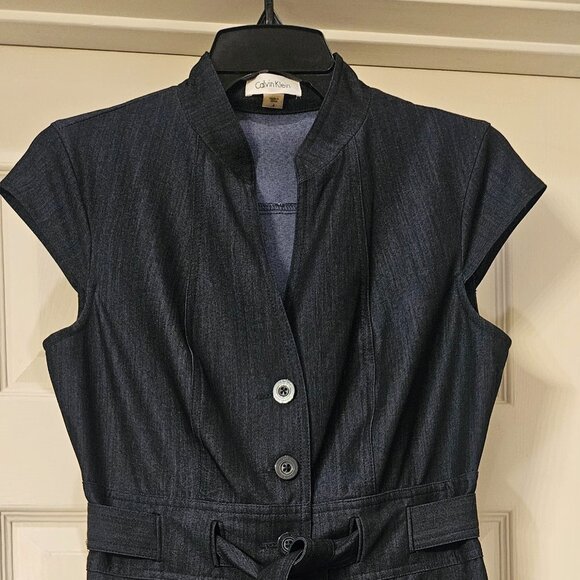 Calvin Klein Dark Blue Dress - Picture 1 of 5